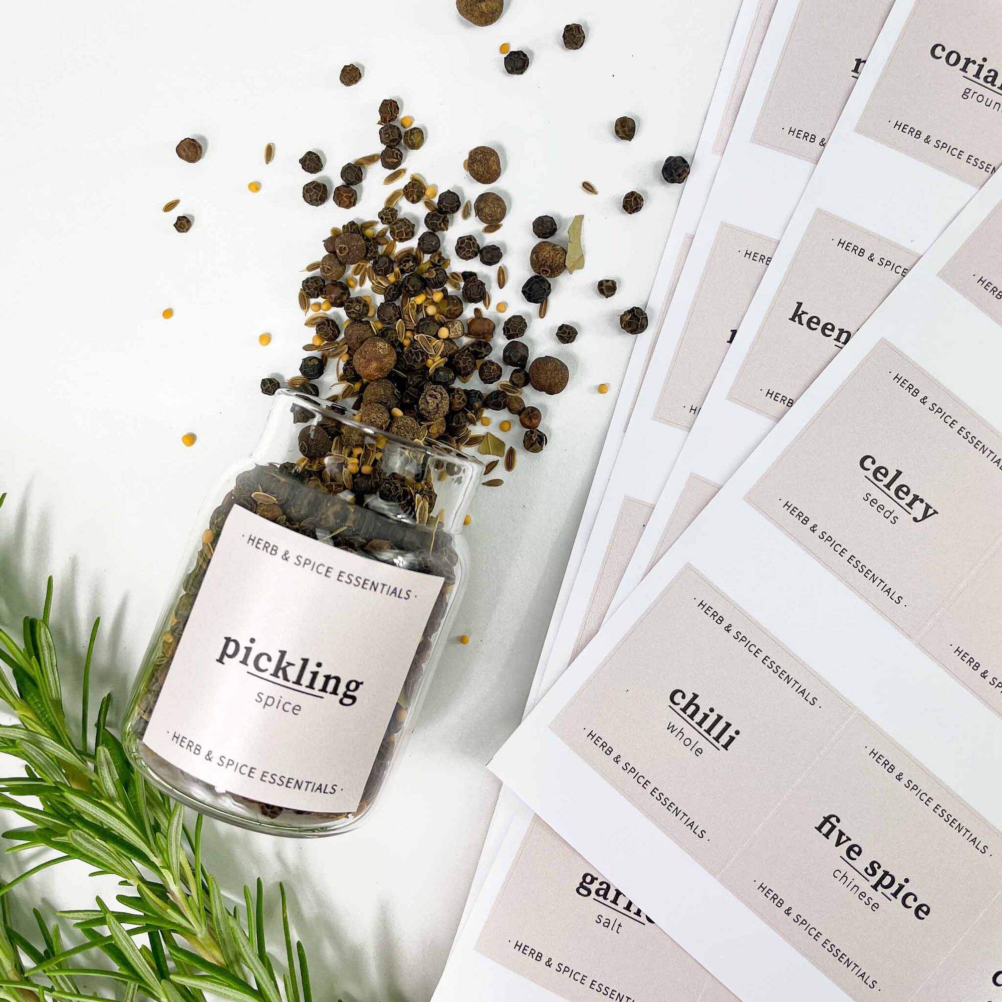 Spice Label Sets
